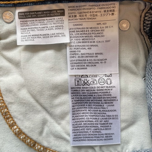 Levi Strauss 511 Slim Fit Dark Wash Straight Leg Jeans. 29Wx32L (Men’s). NWT. - Picture 6 of 8